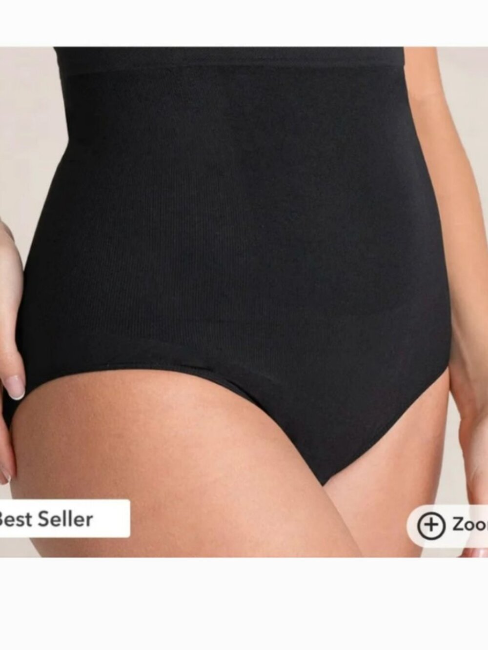Empetua SHAPERMINT High-Waisted Shaper Panty Black NEW - Size XXXL